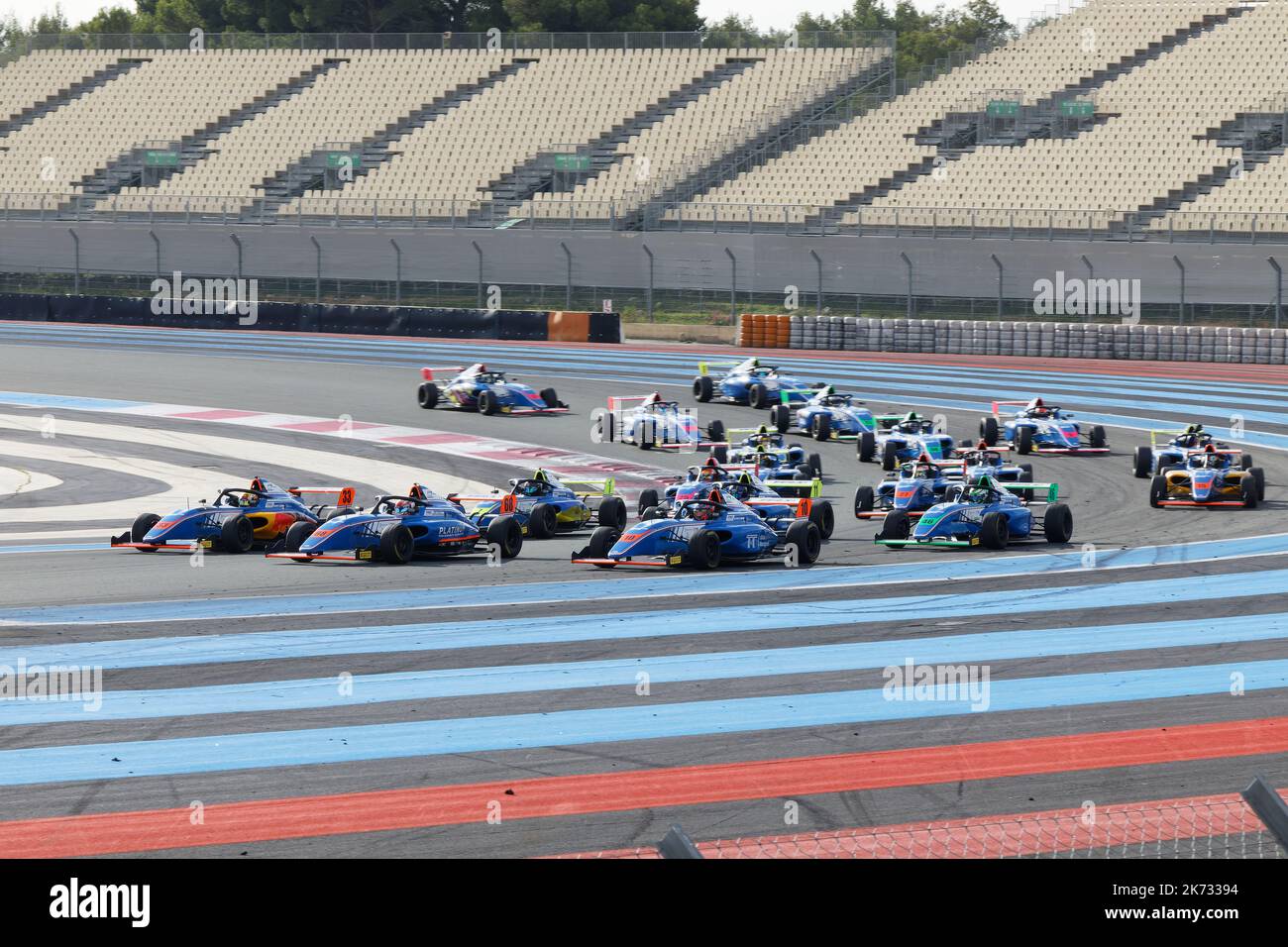 French F4 Championship Paul Ricard, Le Castellet, FRANCE, 16/10/2022 Florent 'MrCrash' B. Stock Photo