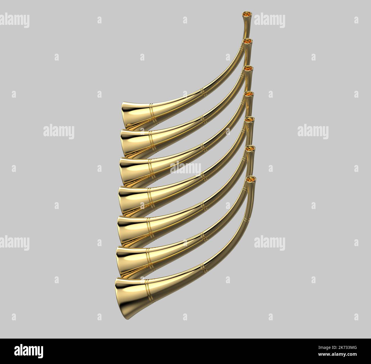 Seven trumpets hi res stock photography and images Alamy