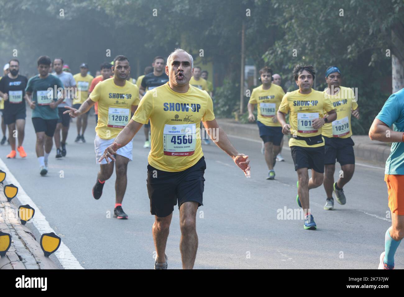 New Delhi, India. 16th Oct, 2022. Vedanta Delhi Half Marathon is an