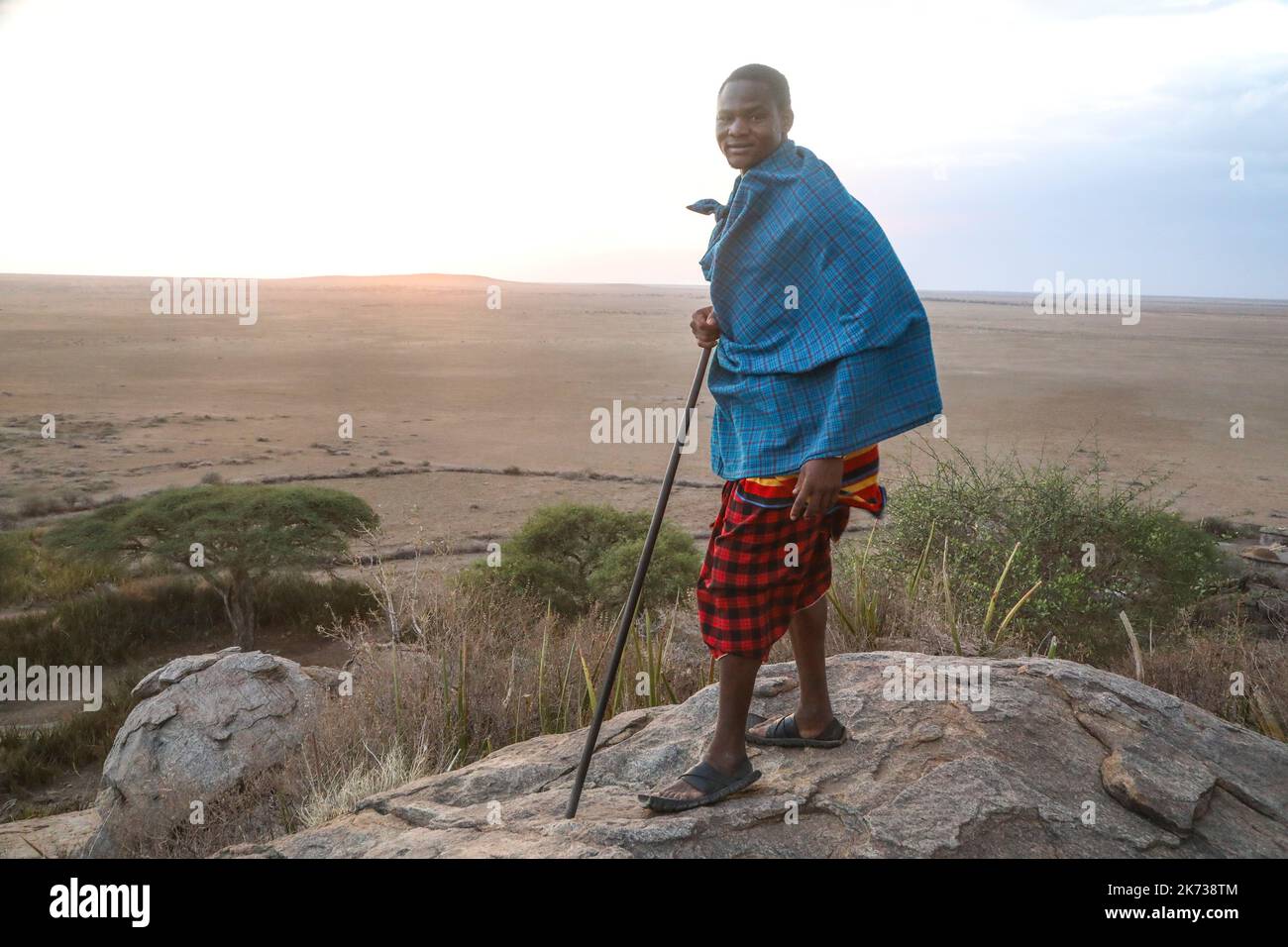 MAASAI TANZANIA Stock Photo