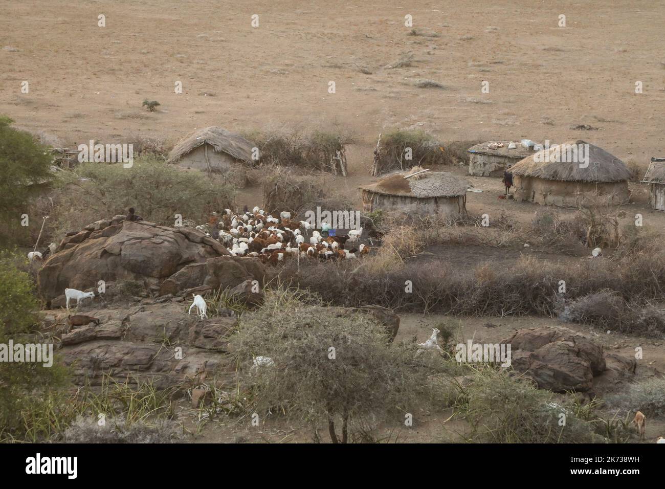 MAASAI TANZANIA Stock Photo