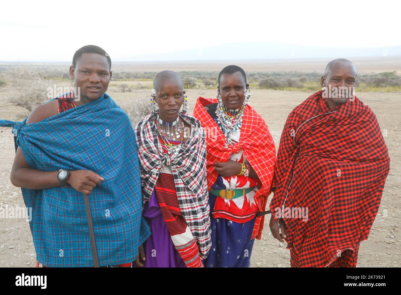 MAASAI TANZANIA Stock Photo