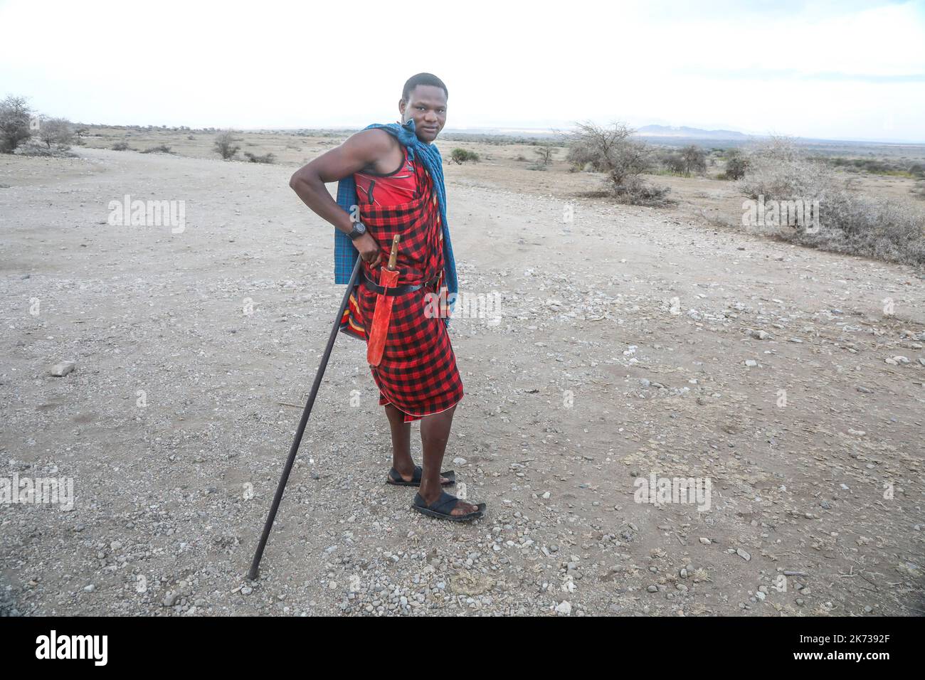 MAASAI TANZANIA Stock Photo