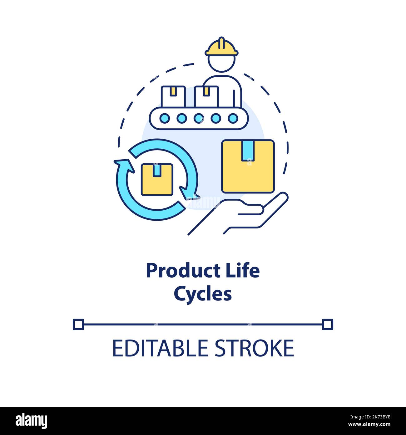 Product life cycles concept icon Stock Vector Image & Art Alamy