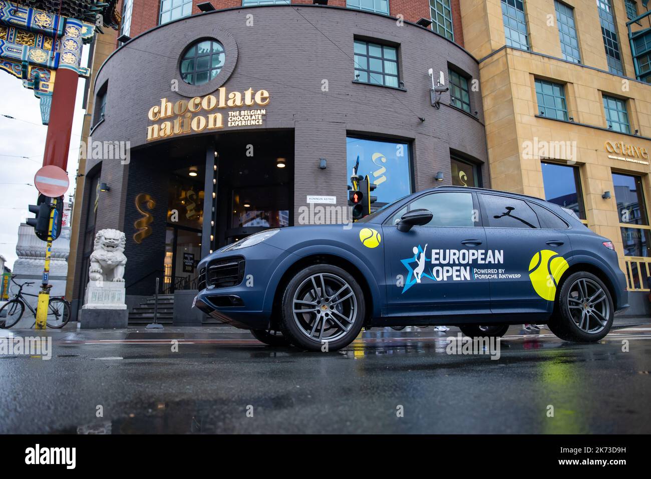 Illustration picture shows Official tournament car during a media day