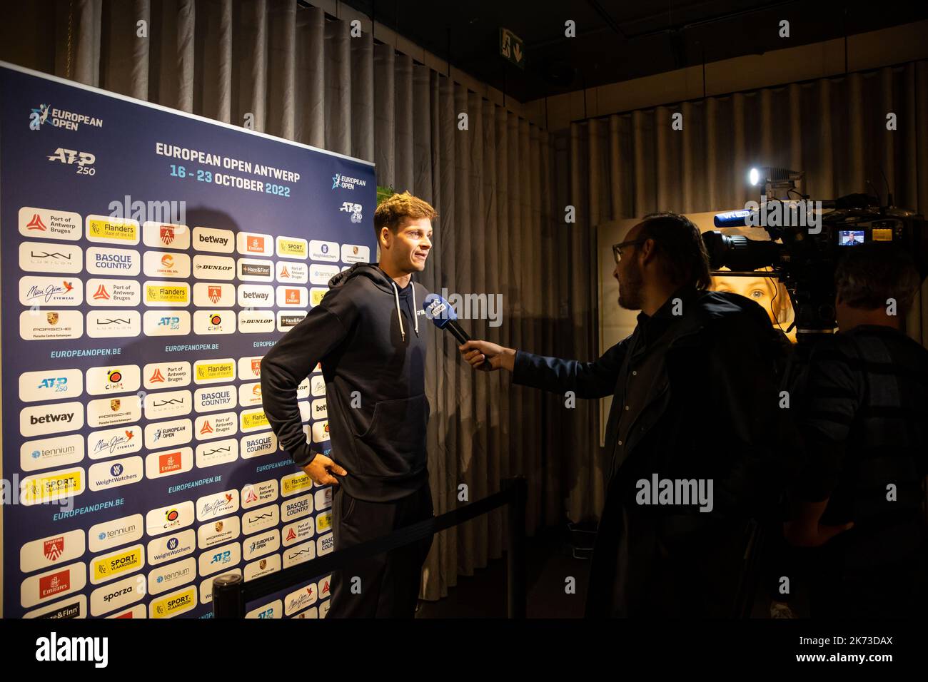 Polish Hubert Hurkacz pictured during a media day at Chocolate Nation