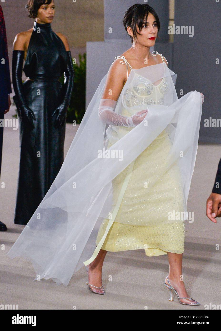 LOS ANGELES, CALIFORNIA, USA - OCTOBER 15: Naomi Scott arrives at the 2nd Annual Academy Museum of Motion Pictures Gala presented by Rolex held at the Academy Museum of Motion Pictures on October 15, 2022 in Los Angeles, California, United States. (Photo by Image Press Agency) Stock Photo