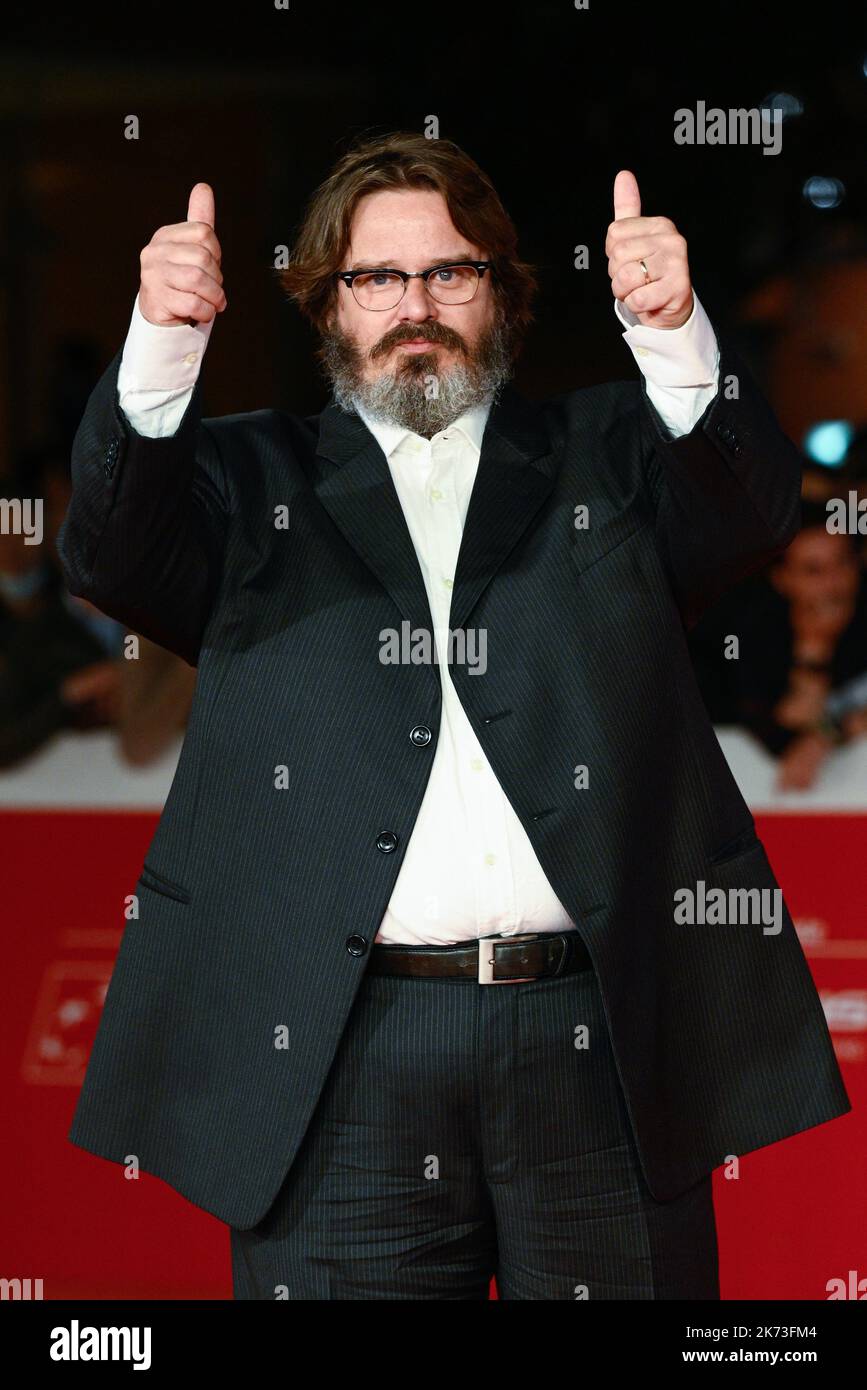 ROME, ITALY OCTOBER 15 Giuseppe Battiston attend the red carpet for