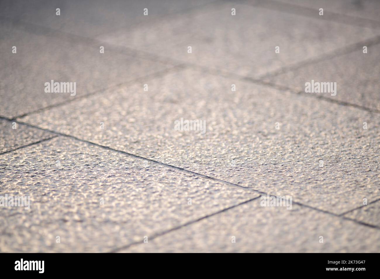 Detail of paving. Exchange Square, London, United Kingdom. Architect: DSDHA, 2022. Stock Photo
