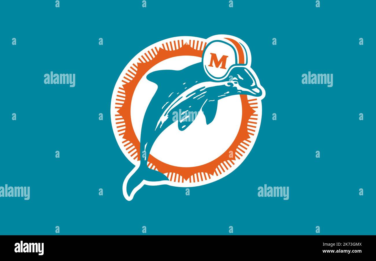 Logo of the Miami Dolphins American football team Stock Photo Alamy