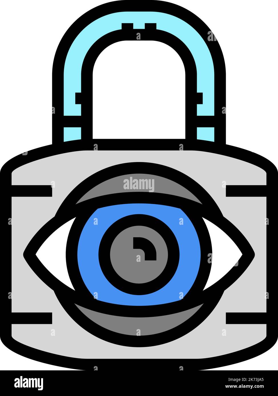private padlock color icon vector illustration Stock Vector Image & Art ...