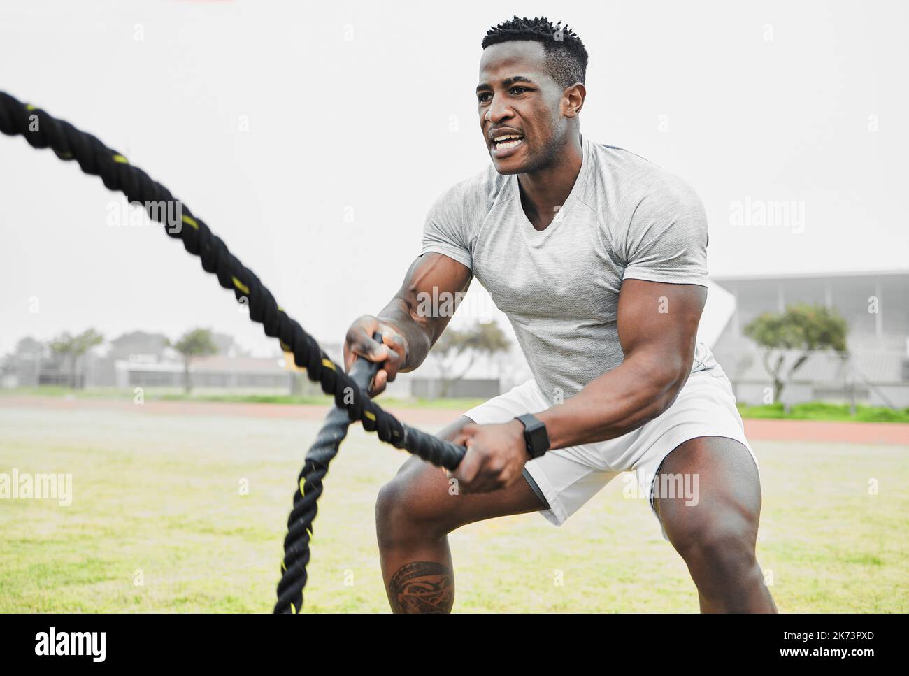Battling ropes hi res stock photography and images Alamy