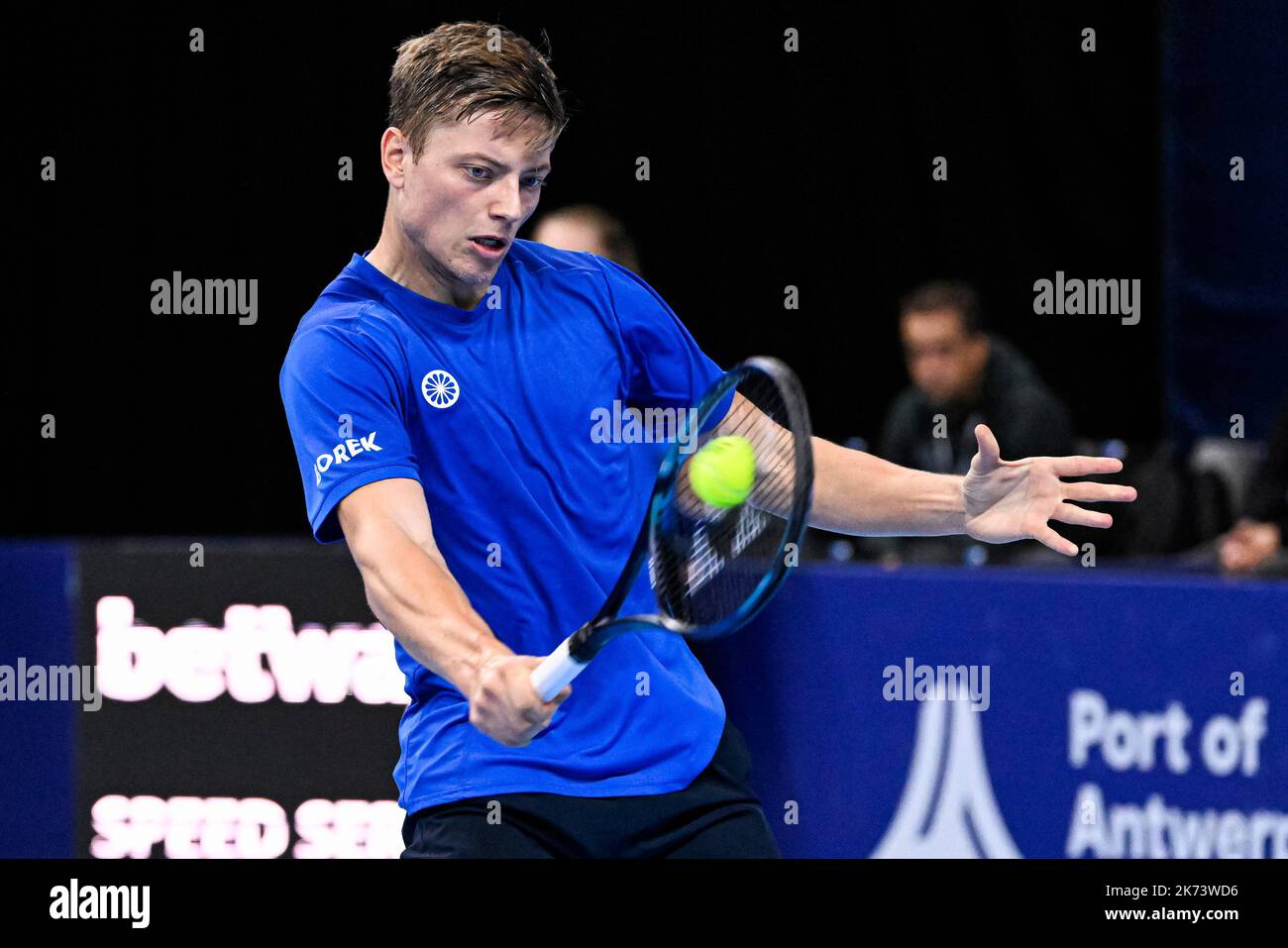 Dutch Tim Van Rijthoven pictured in action during the qualification