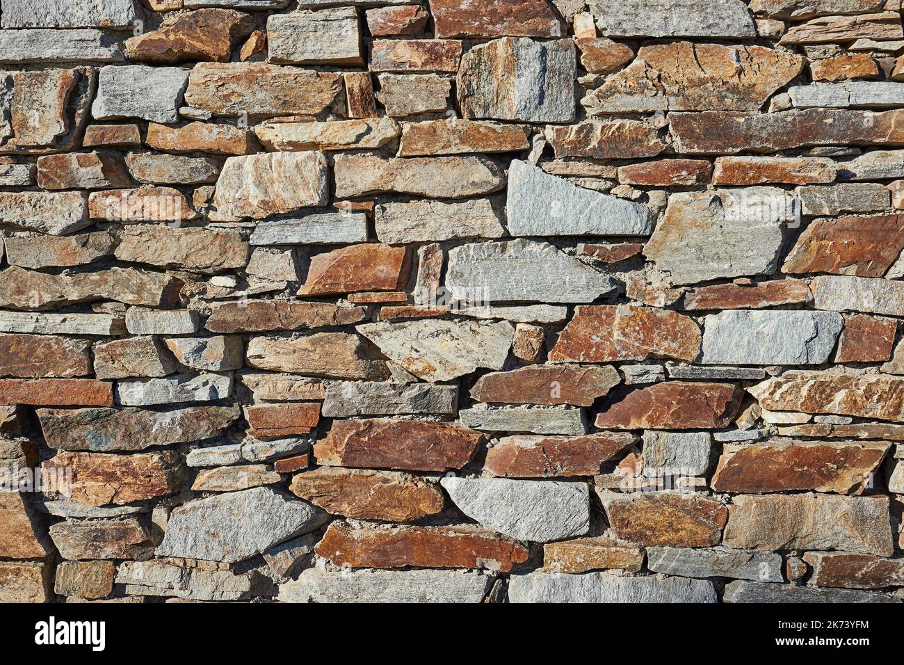 Old Stone Wall Stock Photo