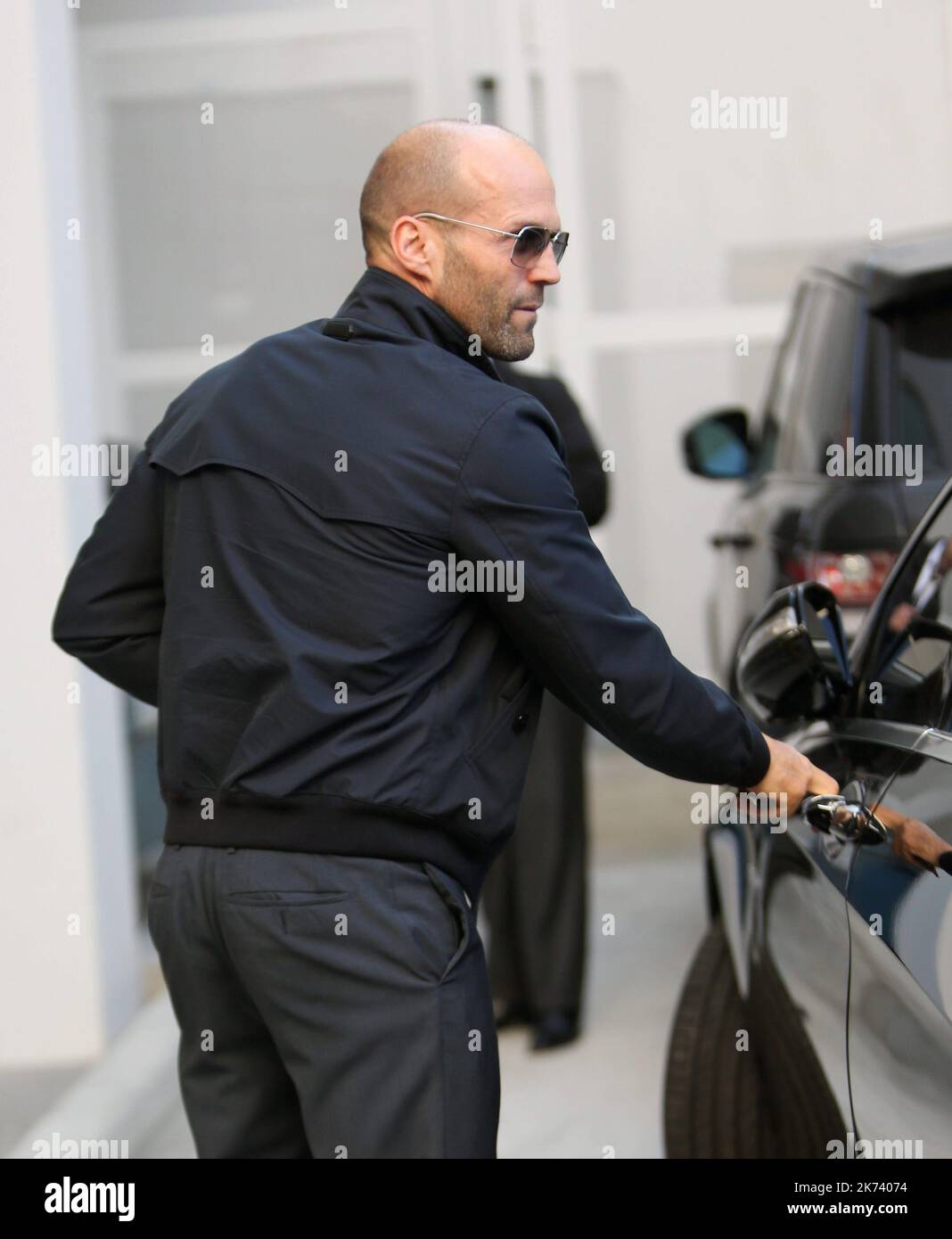 LOS ANGELES 08/12/2016 Jason Statham at Tom Ford store in Beverly Hills ...