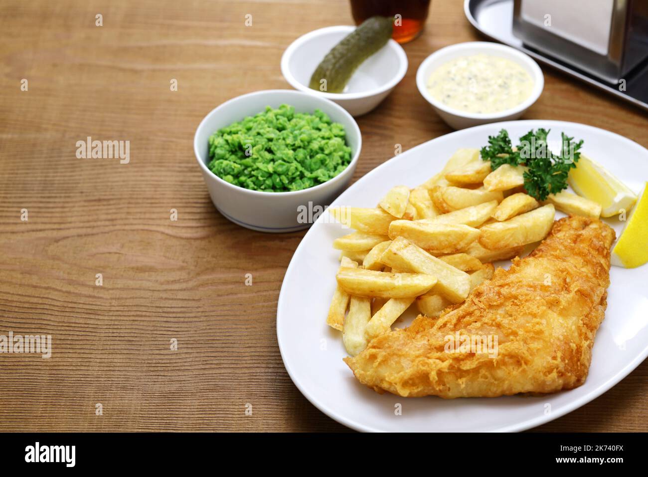 Homemade Fish And Chips British National Dish Stock Photo Alamy   Homemade Fish And Chips British National Dish 2K740FX 