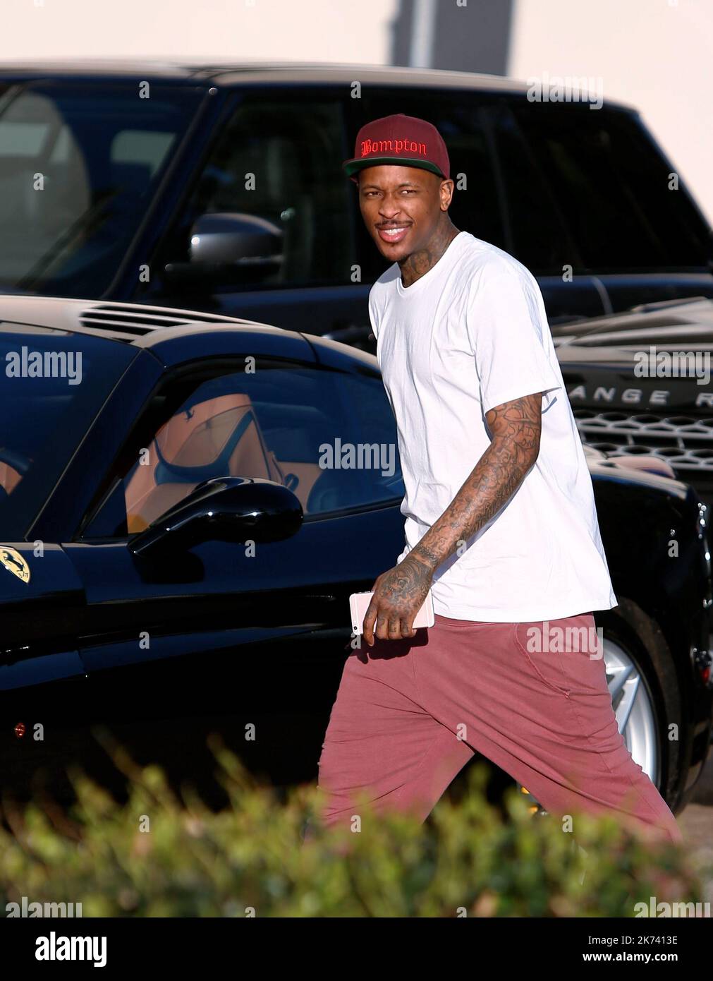 LOS ANGELES 08/12/2016 Rapper YG at Barneys New York in Beverly Hills ...