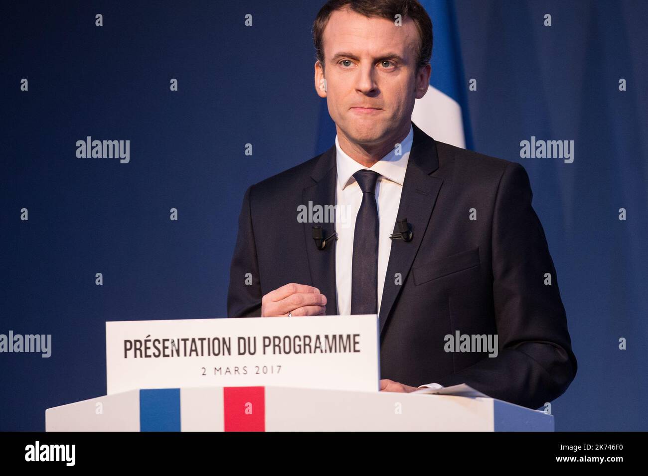 French presidential election candidate for the En Marche ! movement