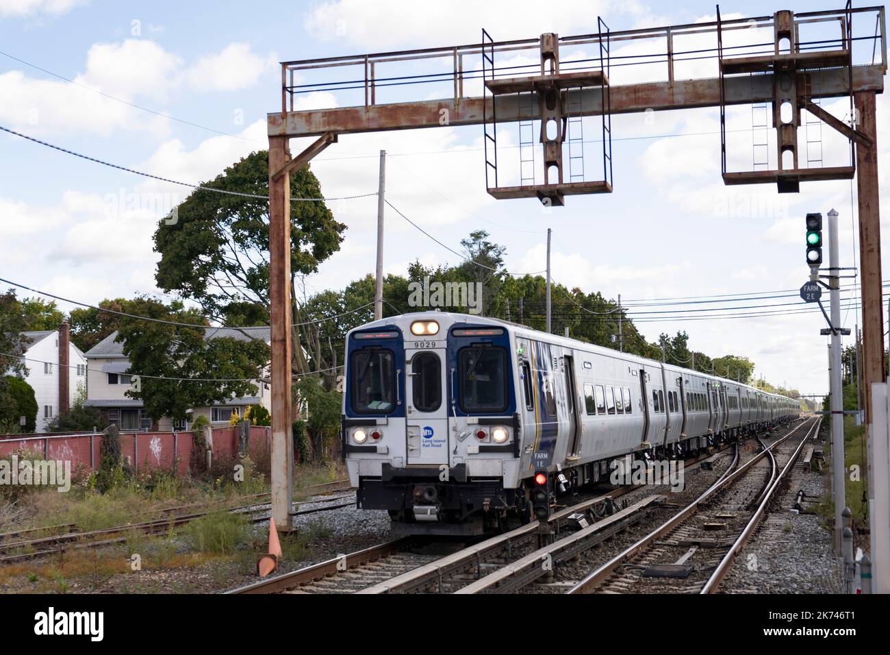 Farmingdale, New York, USA. 21st Sep, 2022. A M9 electric train car set