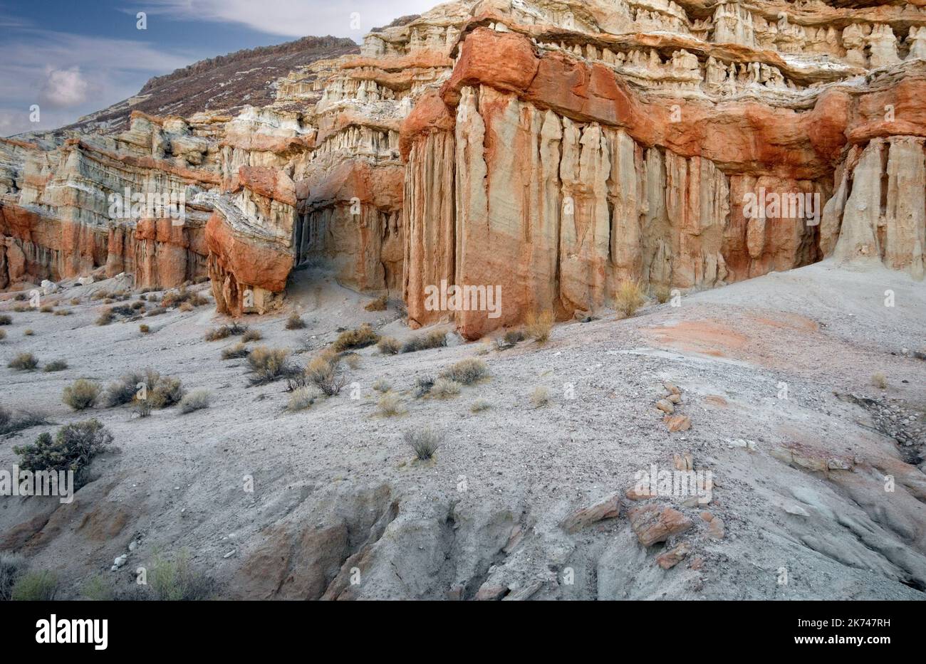 Red Rock Canyon, CA, rock formation. Stock Photo
