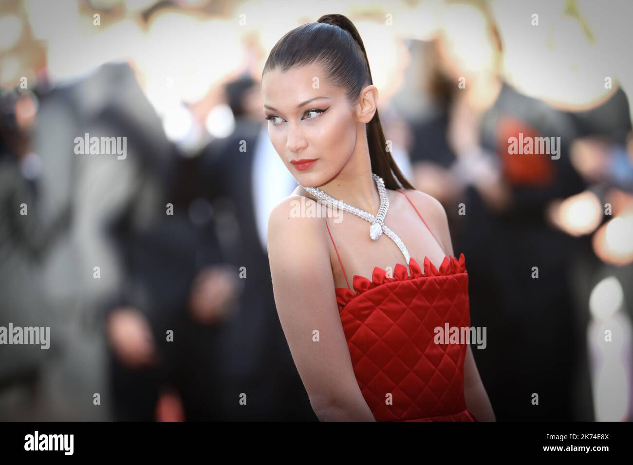 Bella Hadid Arrives For The Premiere Of 'Okja' During The 70th Annual ...