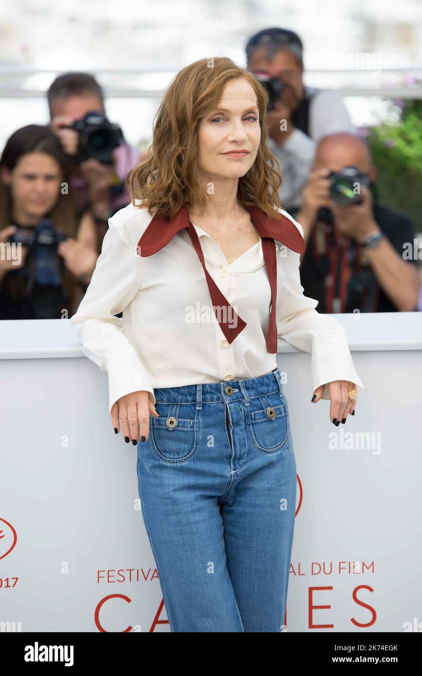Actress Isabelle Huppert attends the 'Claire's Camera (KeulLeEoUiKa