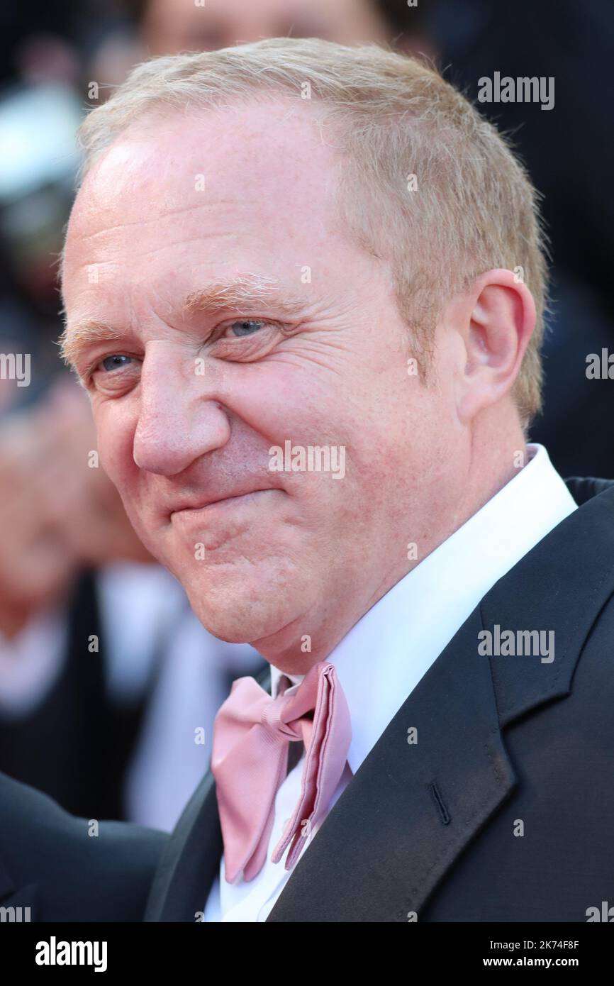 Cannes Film Festival 2017 - Day 7.  Red Carpet for the Anniversary of the  the 70th edition of the 'Festival International du Film de Cannes' on 23/05/2017 in Cannes, France. The film festival runs from 17 to 28 May. Pictured : Francois-Henri Pinault © Pierre Teyssot / Maxppp -   70th annual Cannes Film Festival in Cannes, France, May 2017. The film festival will run from 17 to 28 May. Stock Photo