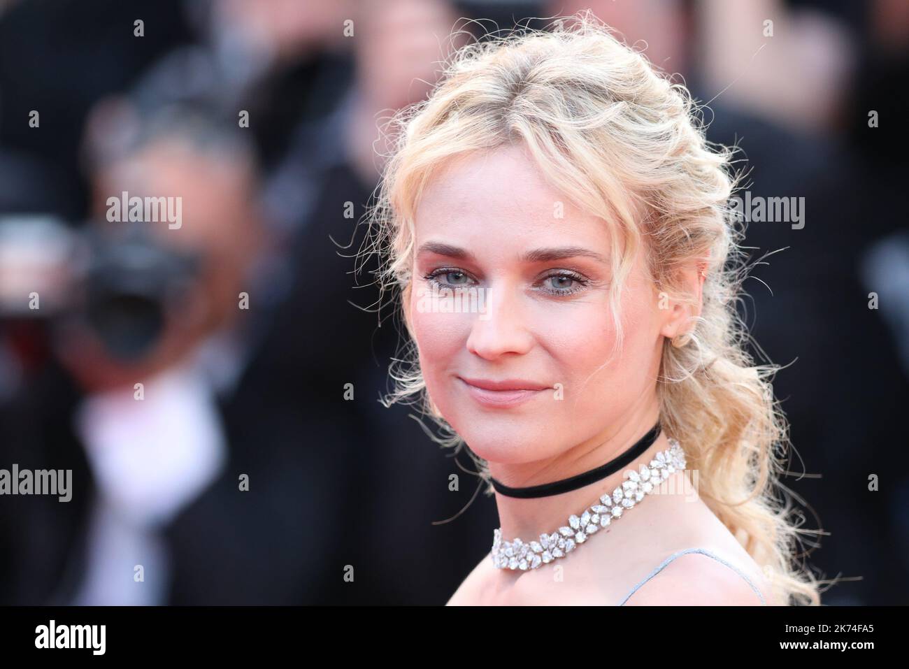 Cannes Film Festival 2017 - Day 7.  Red Carpet for the Anniversary of the  the 70th edition of the 'Festival International du Film de Cannes' on 23/05/2017 in Cannes, France. The film festival runs from 17 to 28 May. Pictured : Diane Kruger © Pierre Teyssot / Maxppp -   70th annual Cannes Film Festival in Cannes, France, May 2017. The film festival will run from 17 to 28 May. Stock Photo