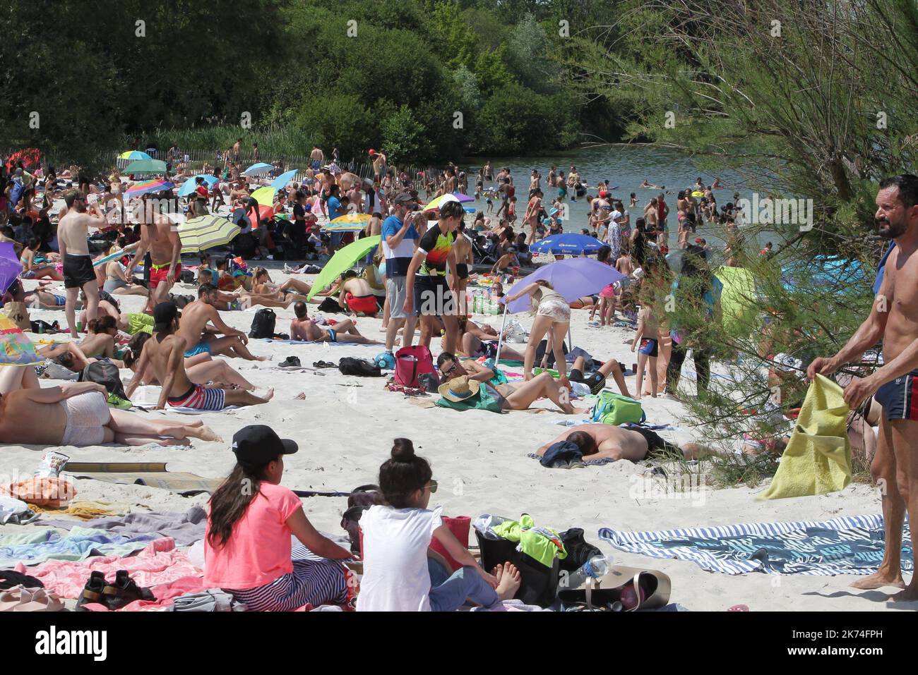 Hot weather in bordeaux france may 26 2017 stock photo alamy