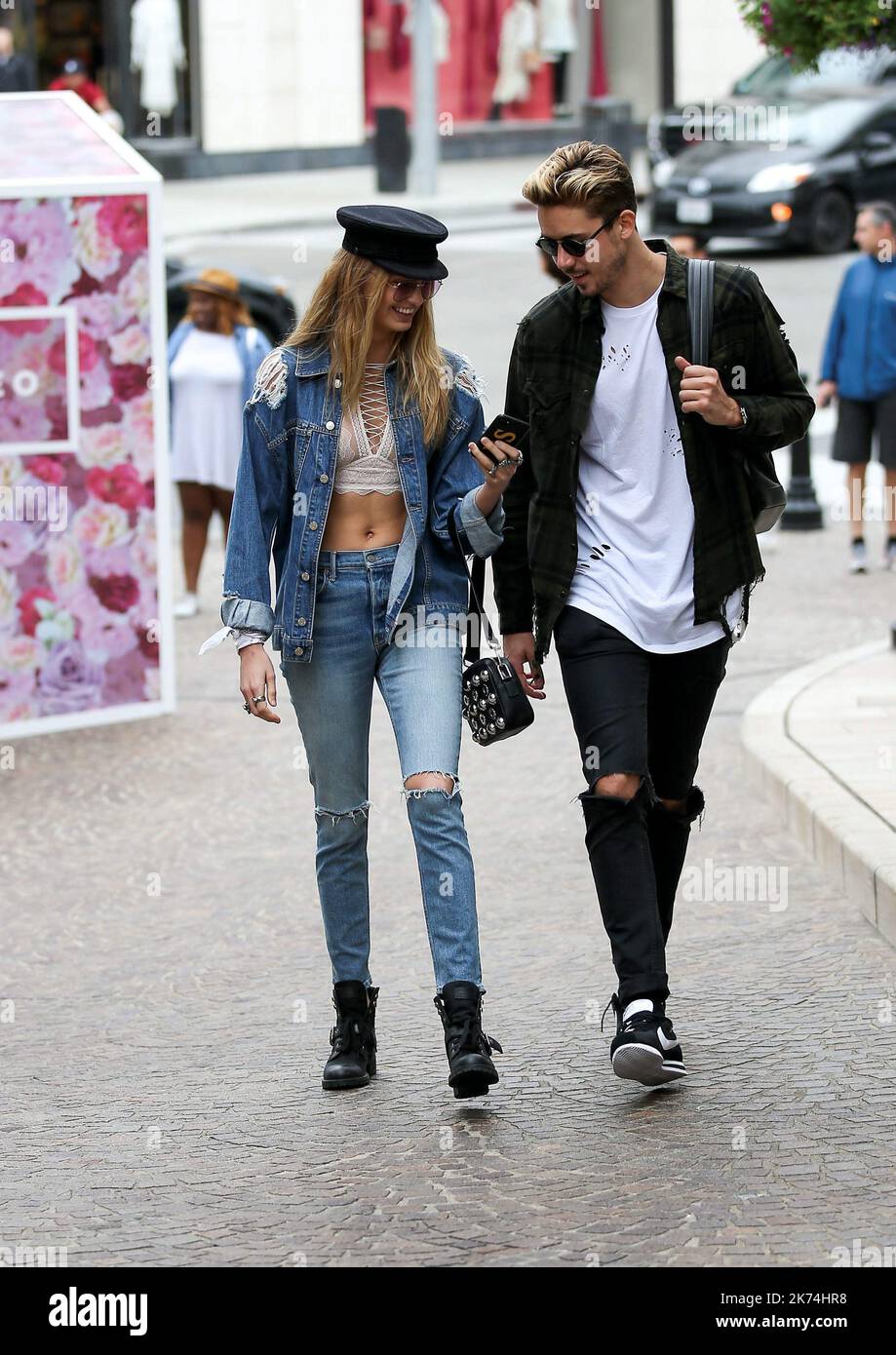 Victoria's Secret model Romee Strijd and her boyfriend Laurens van