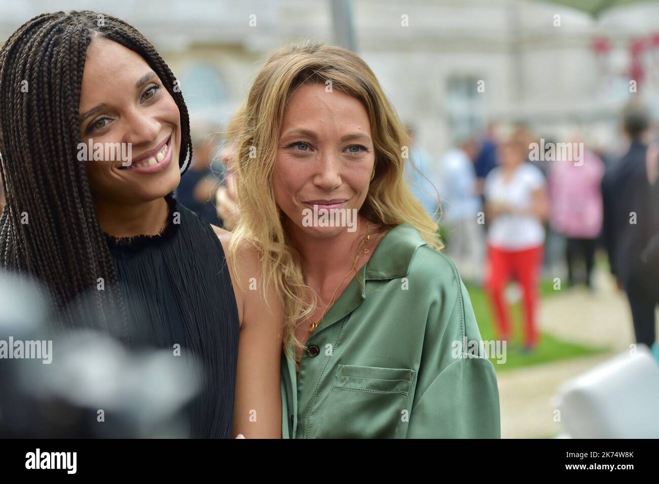 Laura Smet et Stefi Celma arriving for the Festival du film francophone