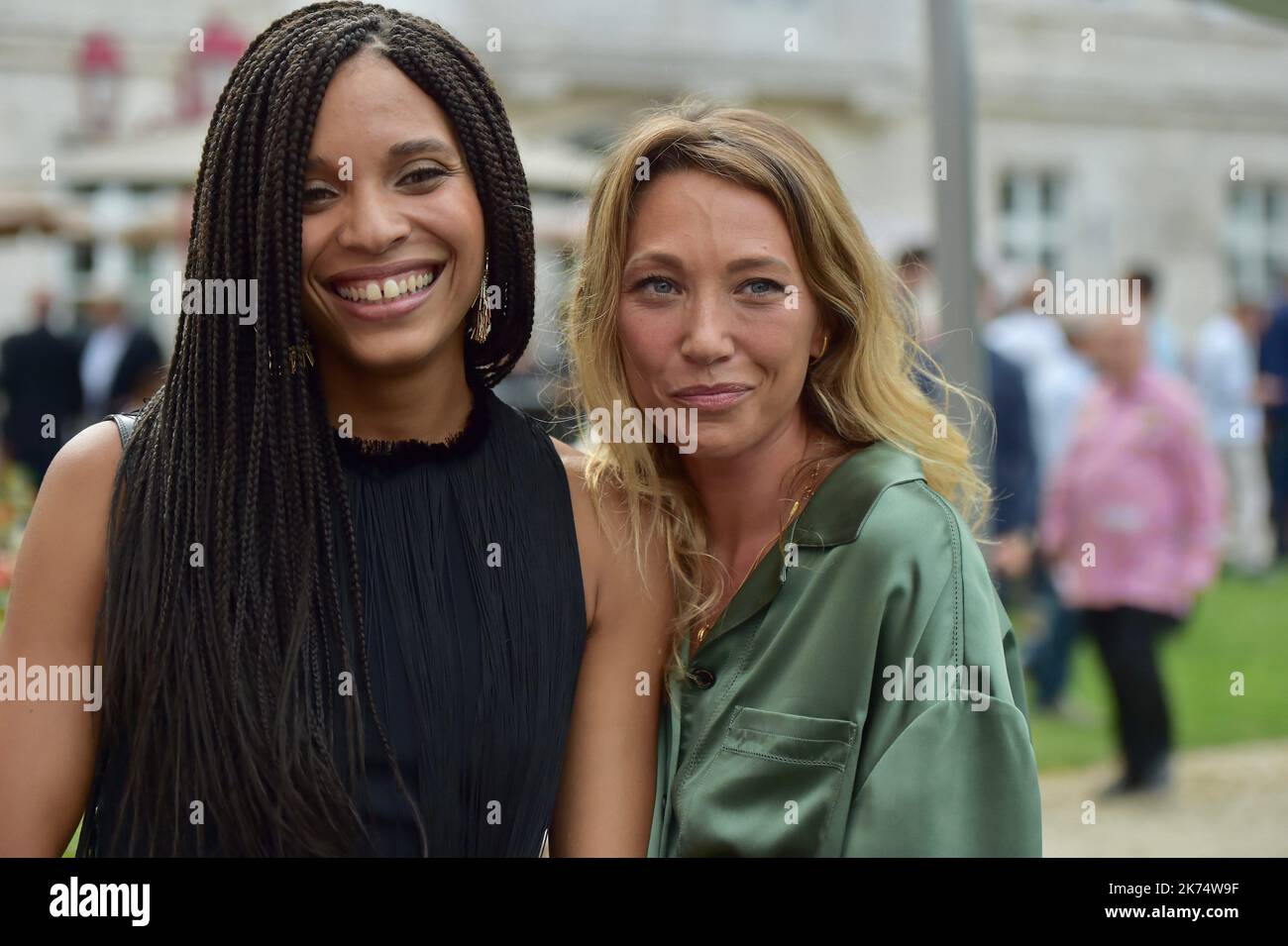 Laura Smet et Stefi Celma arriving for the Festival du film francophone