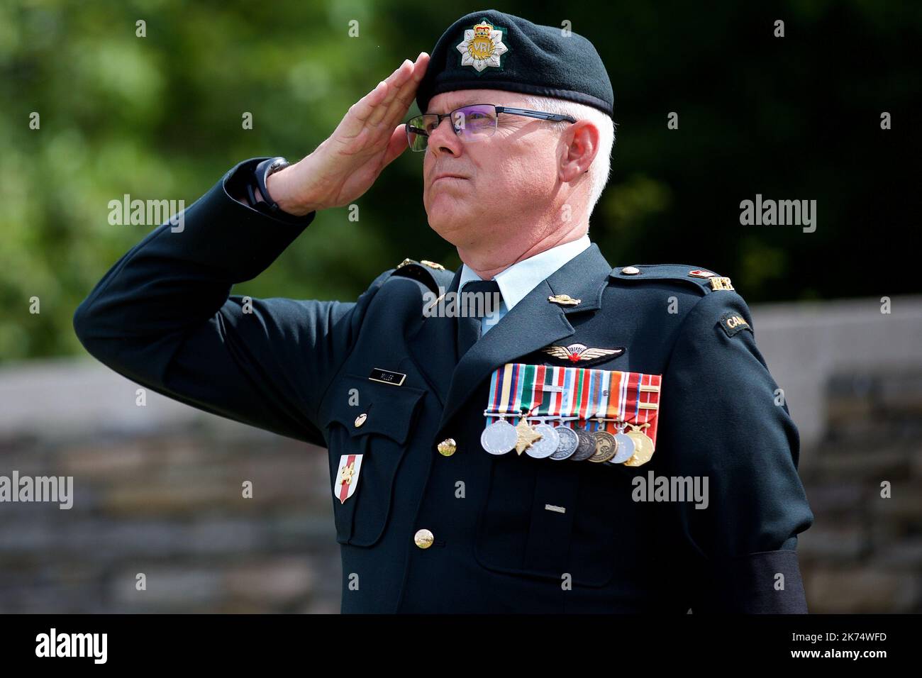 The Department of National Defence (DND) and the Canadian Armed Forces (CAF) have identified the remains of a First World War soldier found near the village of Vendin-le-Vieil, France, as those of Sergeant Harold Wilfred Shaughnessy of St. Stephen, New Brunswick. Sergeant Shaughnessy was a member of the 13th Canadian Infantry Battalion, Canadian Expeditionary Force (CEF), a unit perpetuated by The Black Watch (Royal Highland Regiment) of Canada, of Montreal.  The remains of a Manitoba soldier missing in action since the First World War have been found at a construction site in northern France Stock Photo