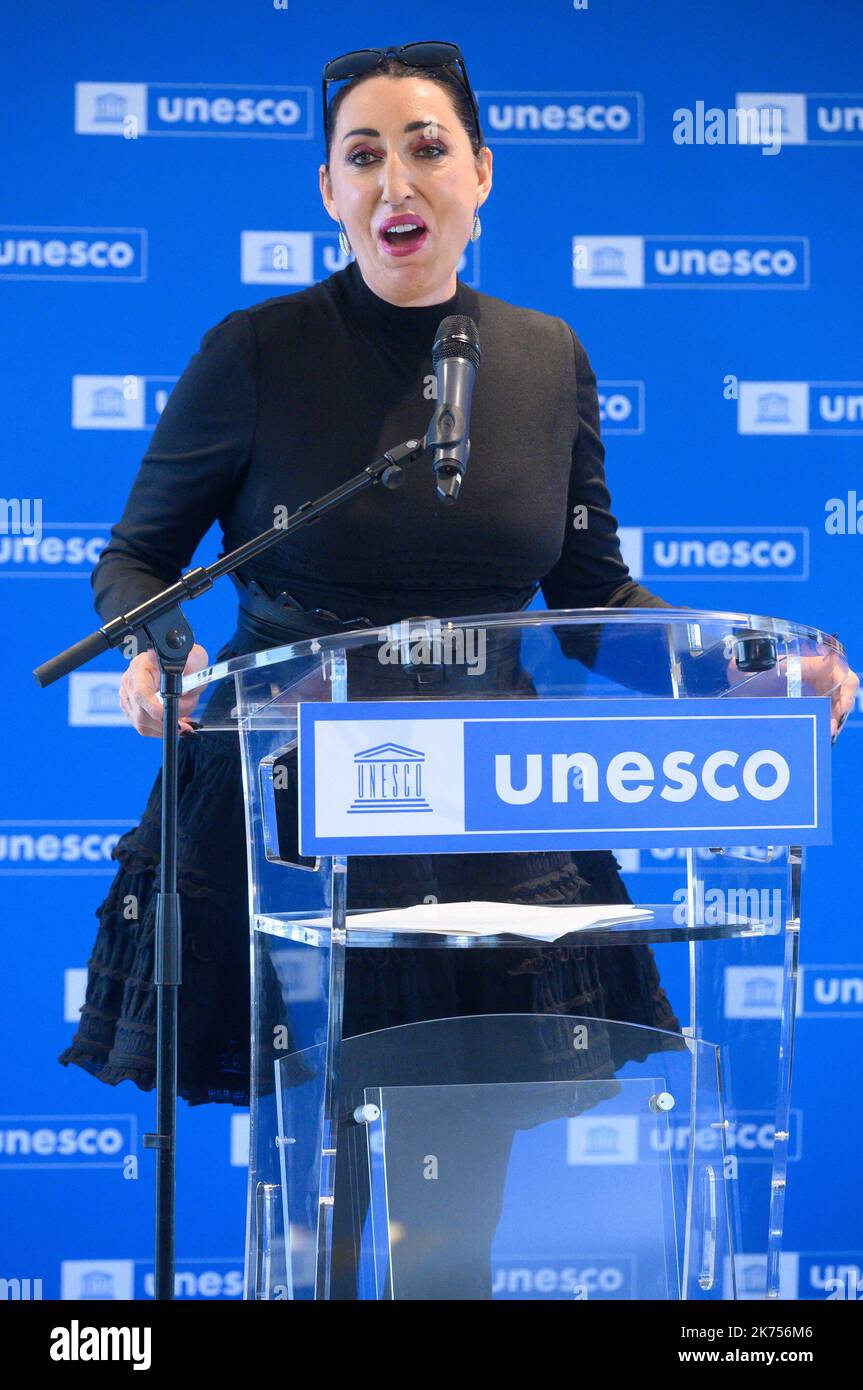 Rossy De Palma attends the appointment of Rossy De Palma as a UNESCO