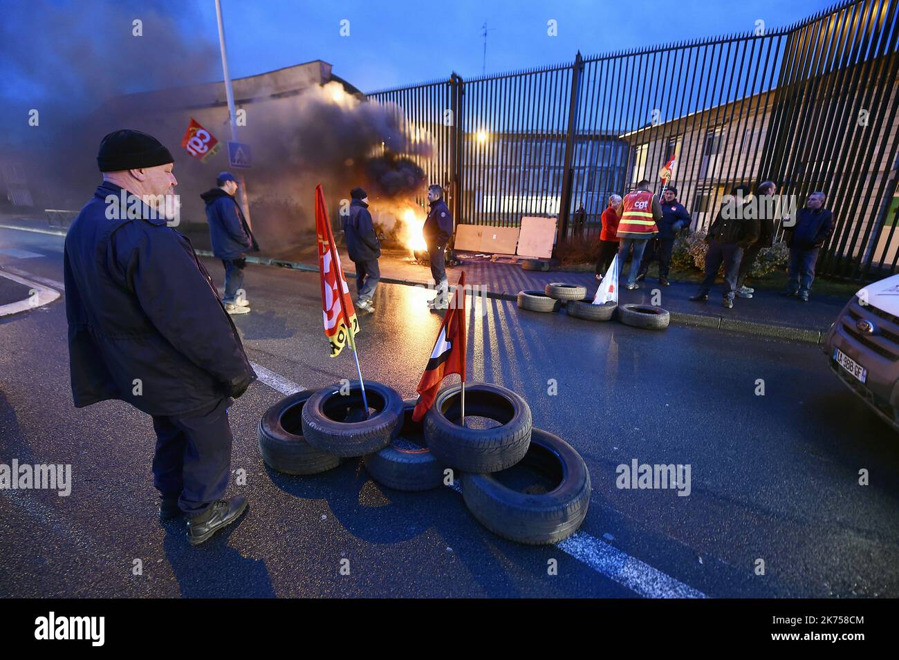 Prison Guard Problem Prison guards continue to block prisons in protest at their working ...