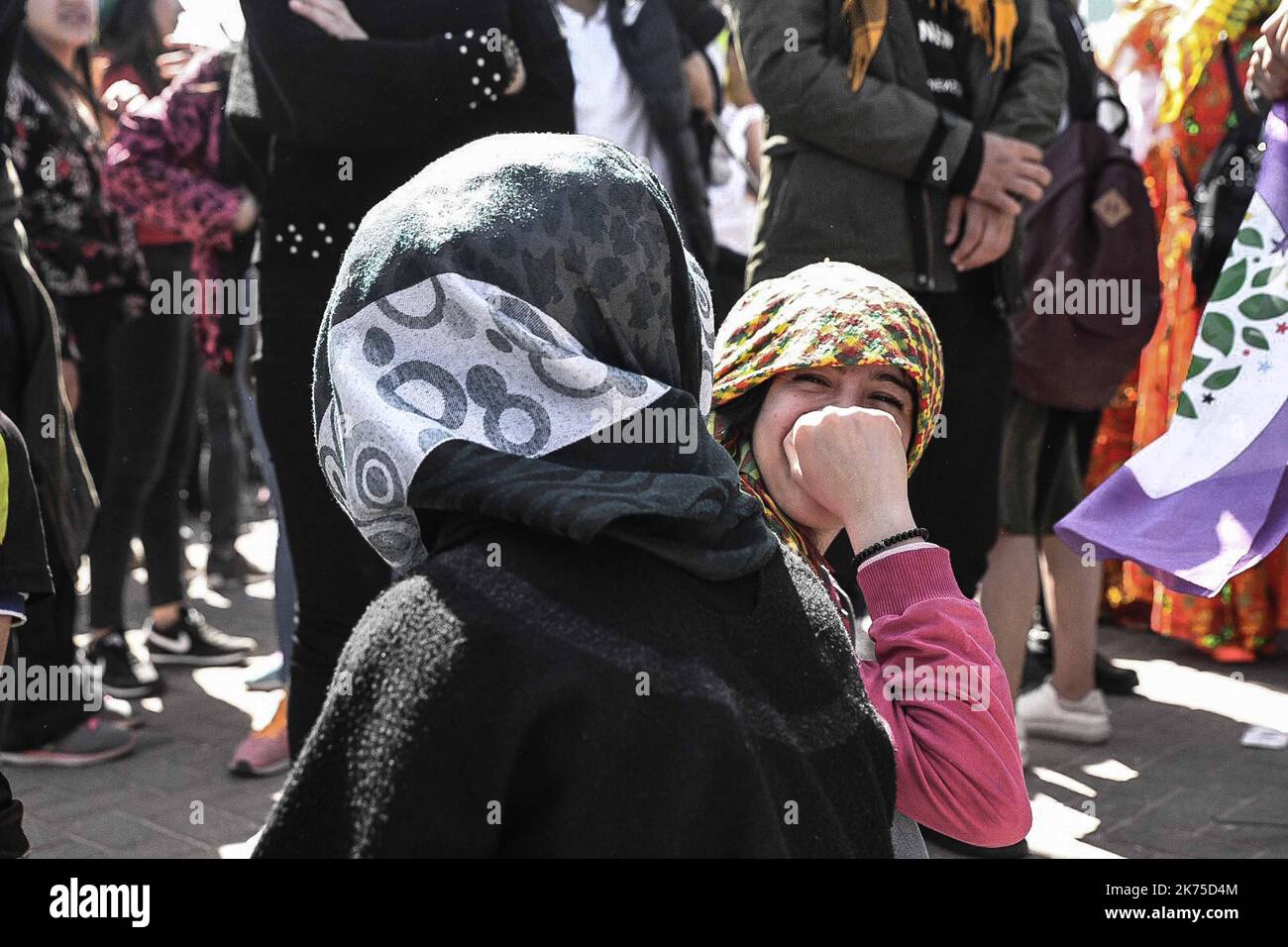 Thousands of Kurds gathered in Diyarbakir, Turkey, to celebrate the ...