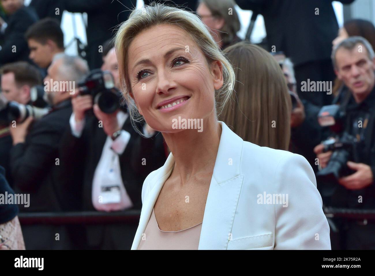 Anne-Sophie Lapix attends the screening of 'The Wild Pear Tree (Ahlat