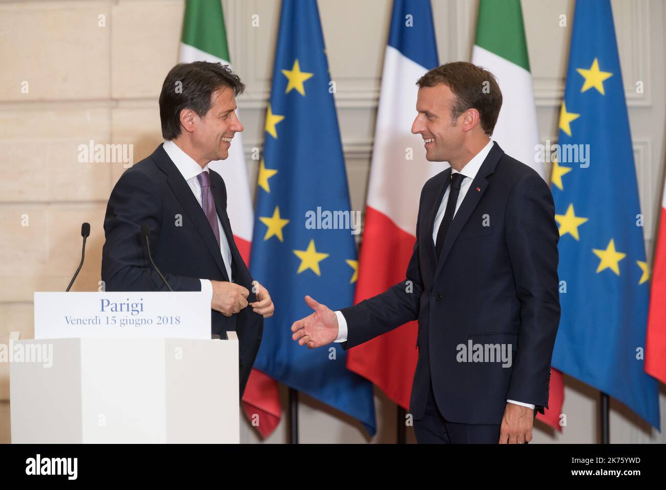 MACRON ITALY PRIME MINISTER visual data 3