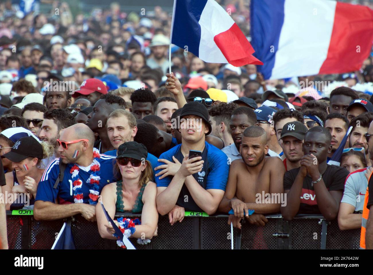 A french football fan in the stands hi-res stock photography and images -  Alamy