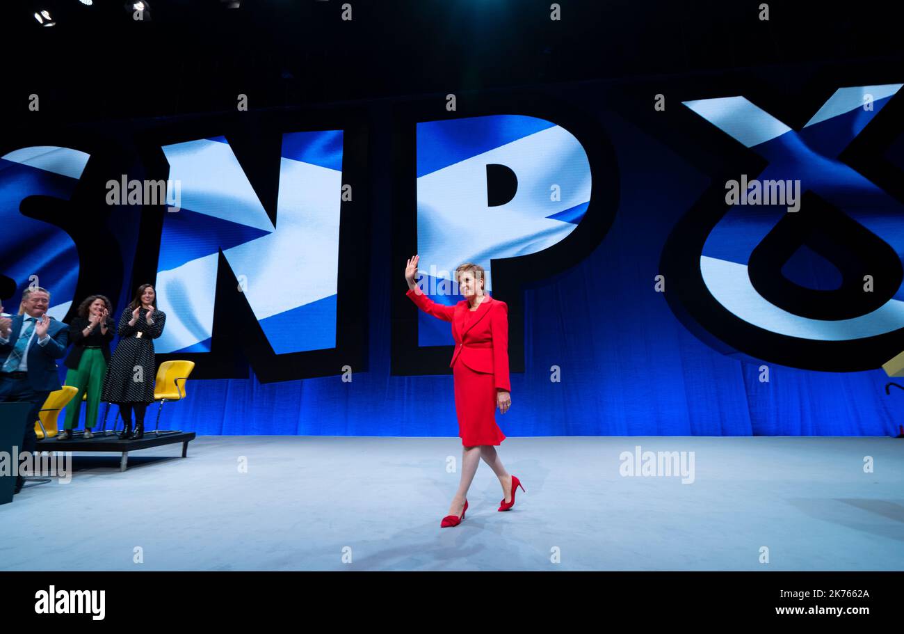 SNP Conference 2022, Aberdeen. Keynote speech by First Minister Nicola ...