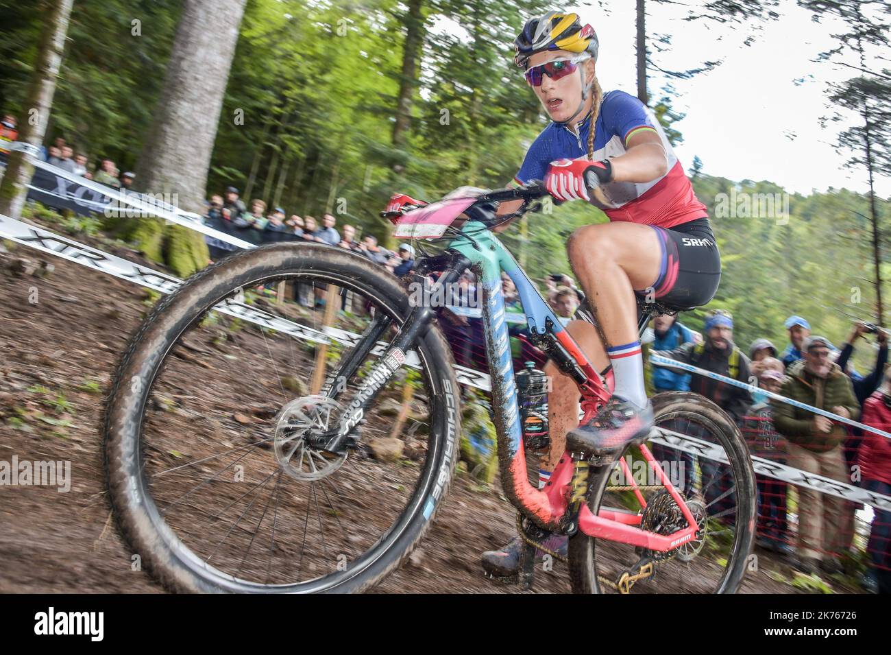 Pauline FERRAND PREVOT. during the Mountain Bike World Cup 2018 in