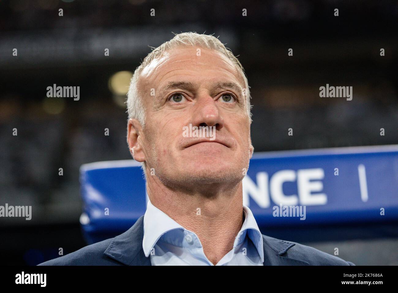 French Coach French coach Didier Deschamps during the UEFA Nations League football ...