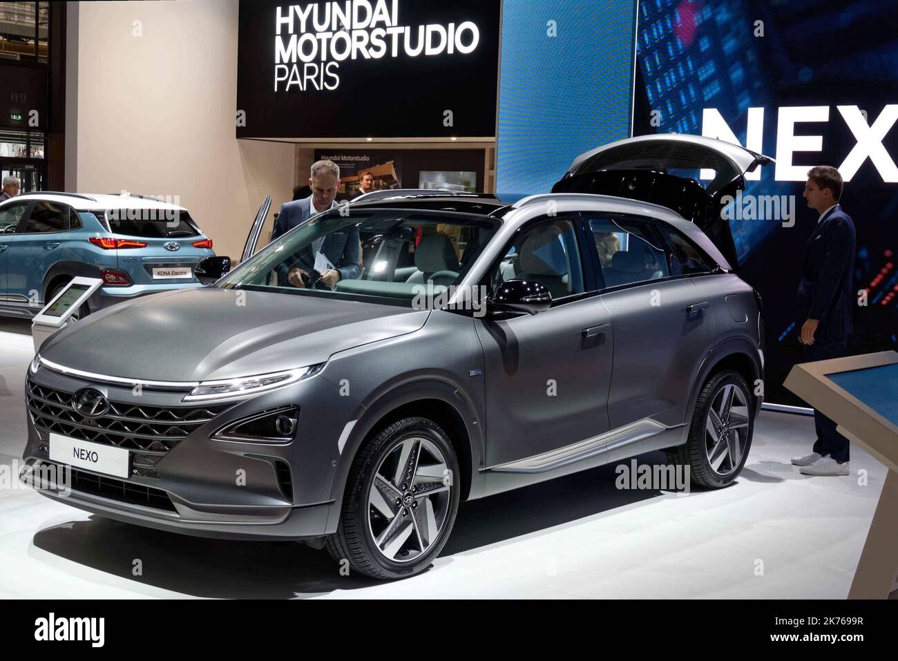 Hyundai . Nexo . - Paris, France, oct 2nd 2018 - The first press day of ...