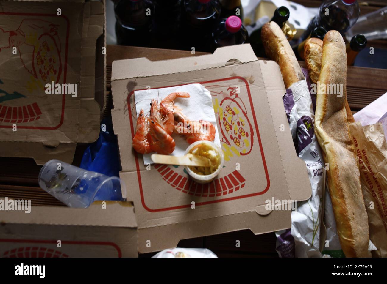 Qatar Prix of the Arc de Triomphe on the racecourse of Longchamp. Food Stock Photo Alamy