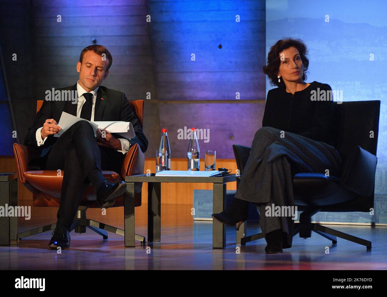 French President Emmanuel Macron Attends The Opening Session Of The