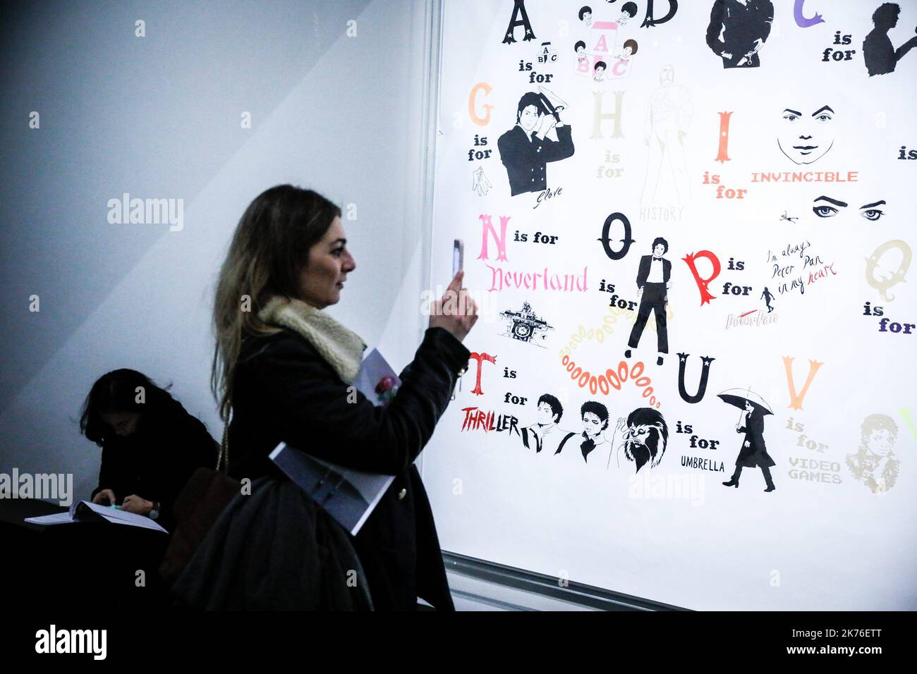 Michael Jackson on the Wall exhibition at the Grand Palais museum in