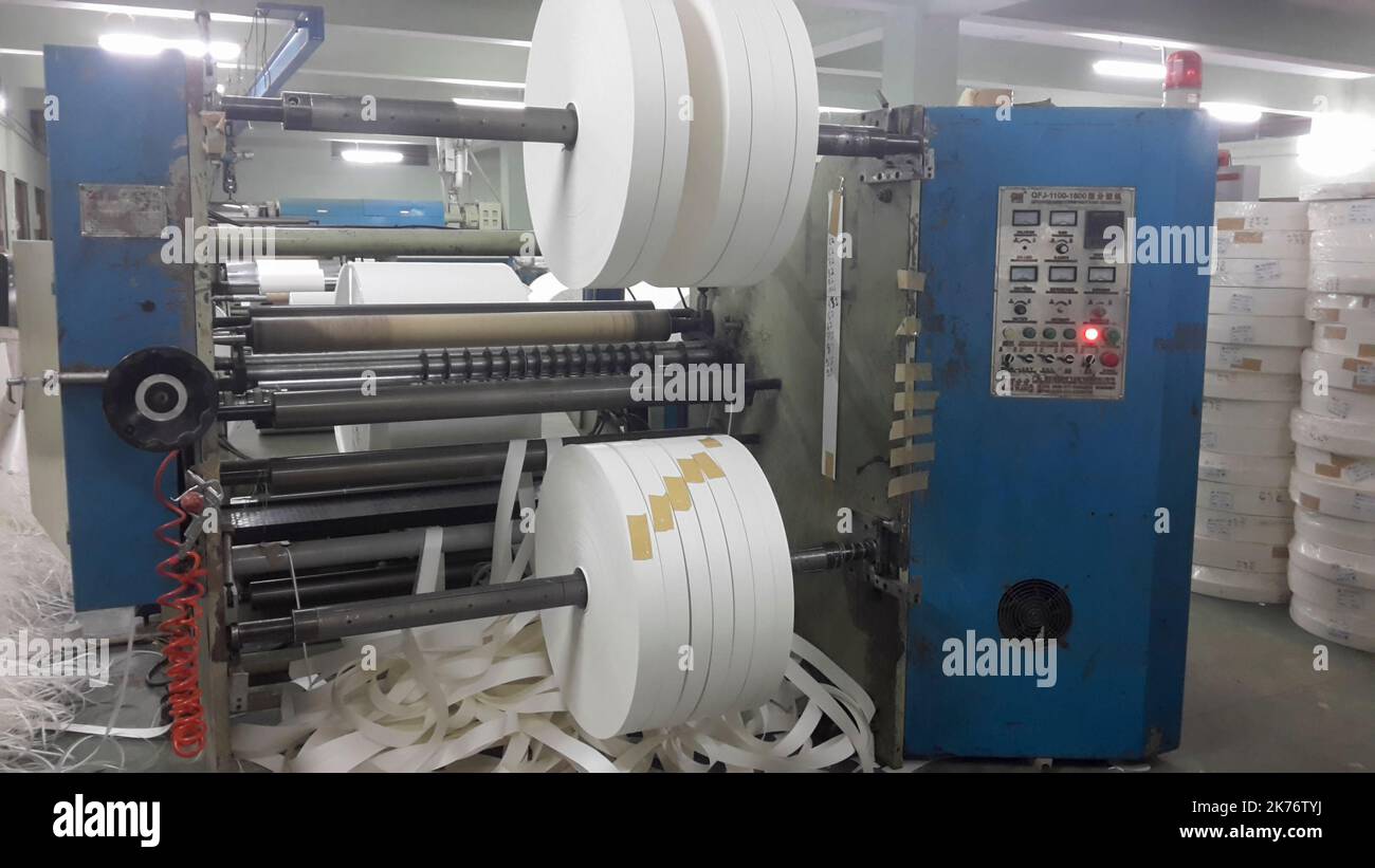 Kolkata, West Bengal, India 6th May 2021 White Paper Reels are