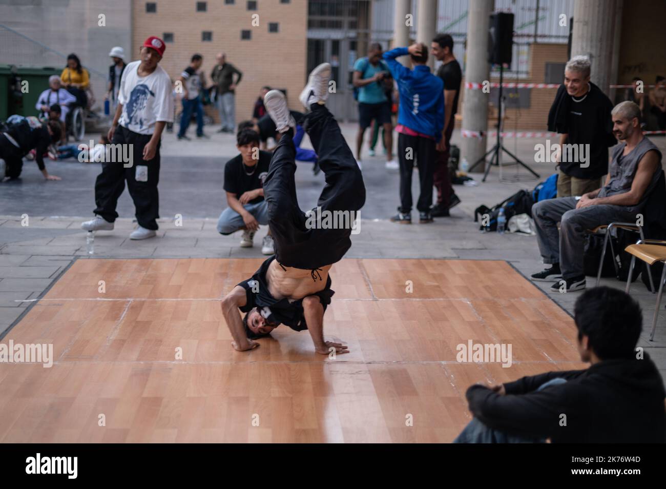 AC Versus Breakdance National Championship, Zaragoza, Spain Stock Photo