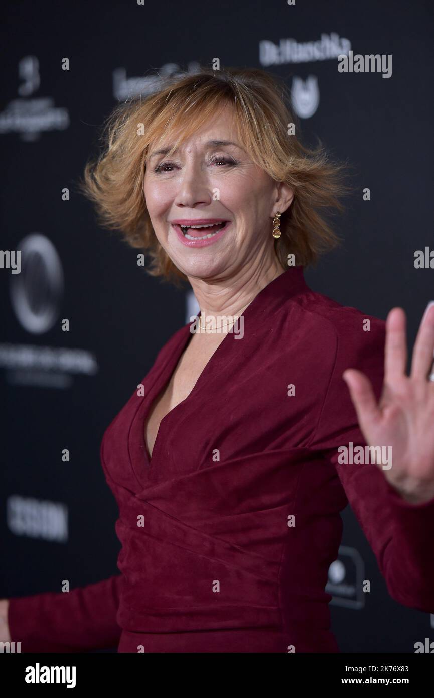 Marie-Anne Chazel attends the 14th Globe De Cristal ceremony at Salle Wagram on February 04, 2019 in Paris, France. Stock Photo