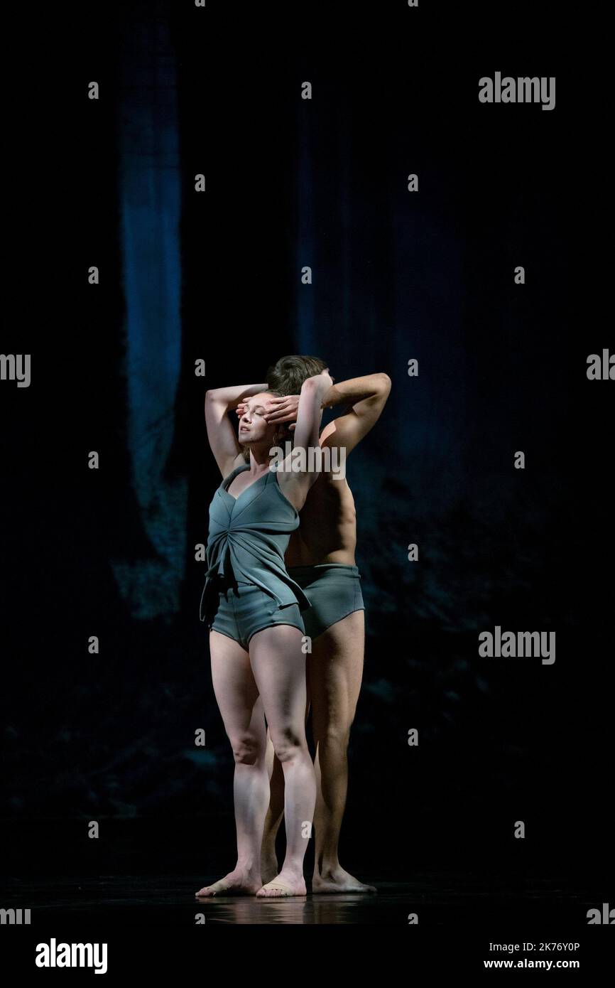Ballet premiered on 13 October 2009 at the Sadler's Wells in London, as part of the program  In the Spirit of Diaghilevs, with Daisy Phillips and James O'Hara. Rehearsals were provided by Miranda Lind. Entrance to the Ballet of the Opera national de Paris September 21, 2017 Stock Photo